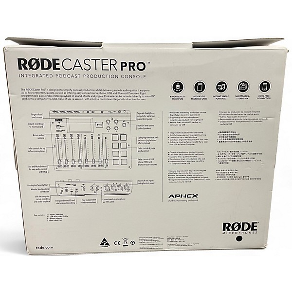 Used 2025 RODE recording Digital Mixer