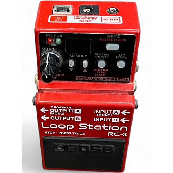 Used BOSS RC3 Loop Station Pedal
