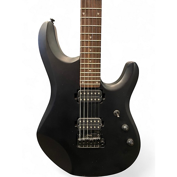 Used Sterling by Music Man JP50 John Petrucci Signature Satin Black Solid Body Electric Guitar
