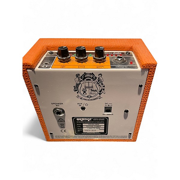 Used Orange Amplifiers Crush Mini Battery Powered Amp