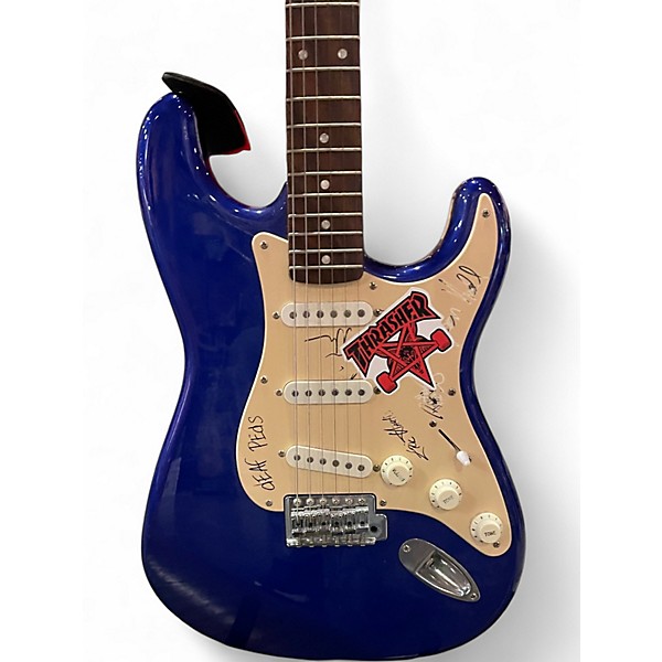 Used Squier Affinity Stratocaster Blue Solid Body Electric Guitar