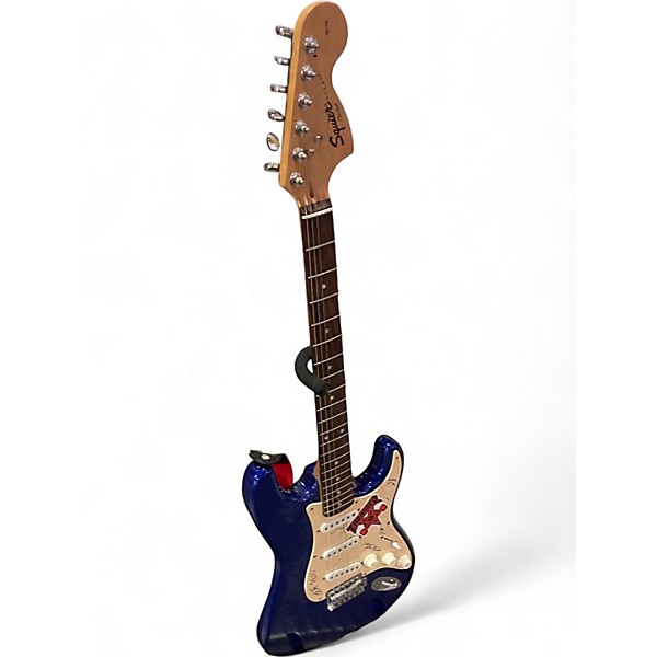 Used Squier Affinity Stratocaster Blue Solid Body Electric Guitar