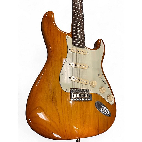 Used Fender American Performer Stratocaster SSS Honey Burst Solid Body Electric Guitar