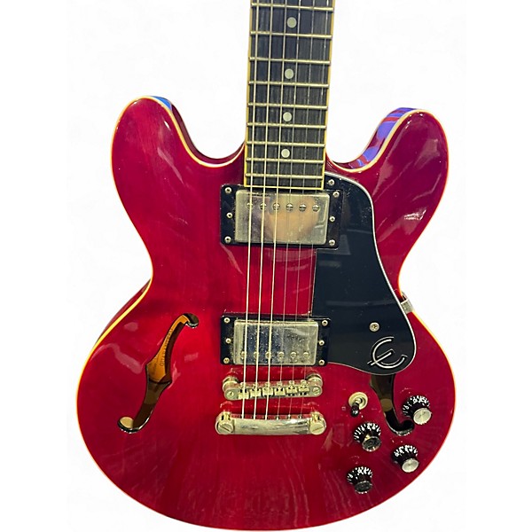 Used Epiphone ES339 Candy Apple Red Hollow Body Electric Guitar
