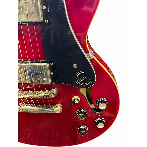 Used Epiphone ES339 Candy Apple Red Hollow Body Electric Guitar