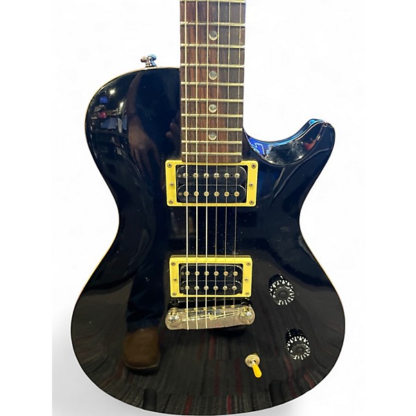 Used PRS SE single cut Black Solid Body Electric Guitar