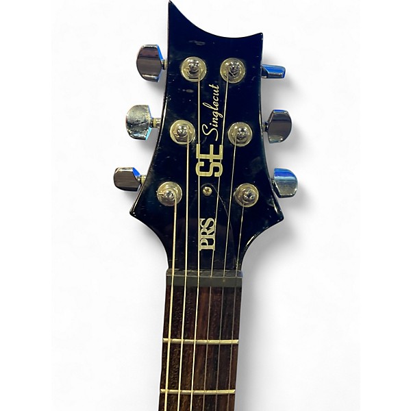 Used PRS SE single cut Black Solid Body Electric Guitar