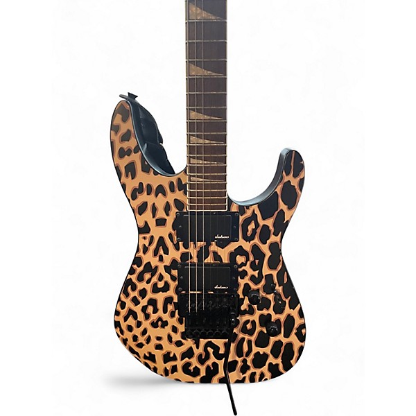 Used Jackson SLX DX LEPORD PRINT Solid Body Electric Guitar