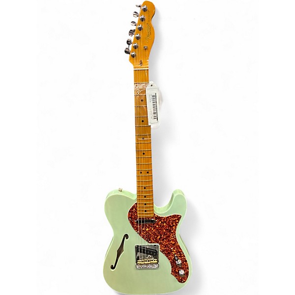 Used Fender American Professional II Telecaster Surf Green Solid Body Electric Guitar