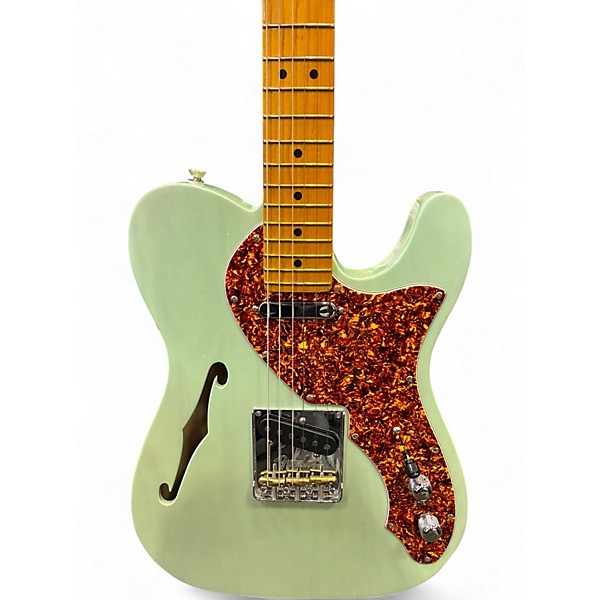 Used Fender American Professional II Telecaster Surf Green Solid Body Electric Guitar