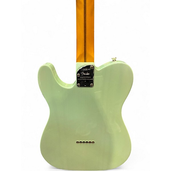 Used Fender American Professional II Telecaster Surf Green Solid Body Electric Guitar