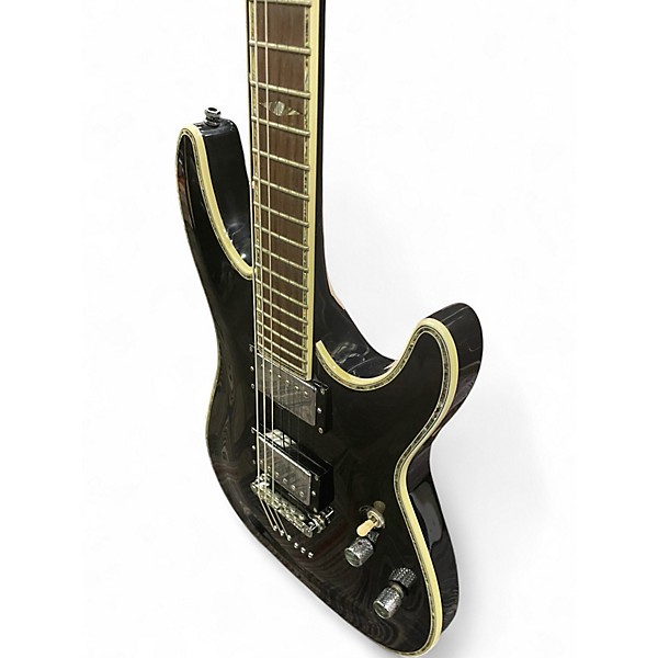 Used Schecter Guitar Research C1- Elite Black Solid Body Electric Guitar