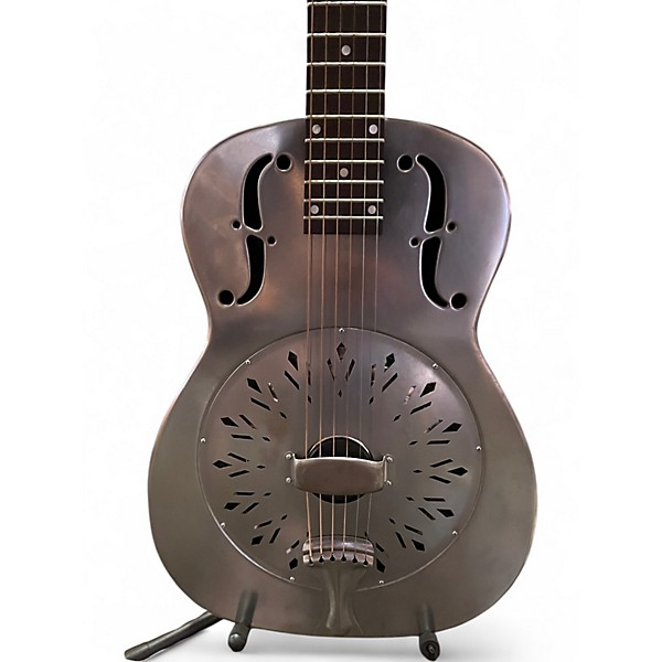 Used National RAW SERIES Silver Resonator Guitar