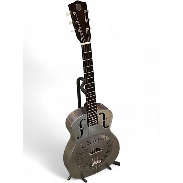 Used National RAW SERIES Silver Resonator Guitar