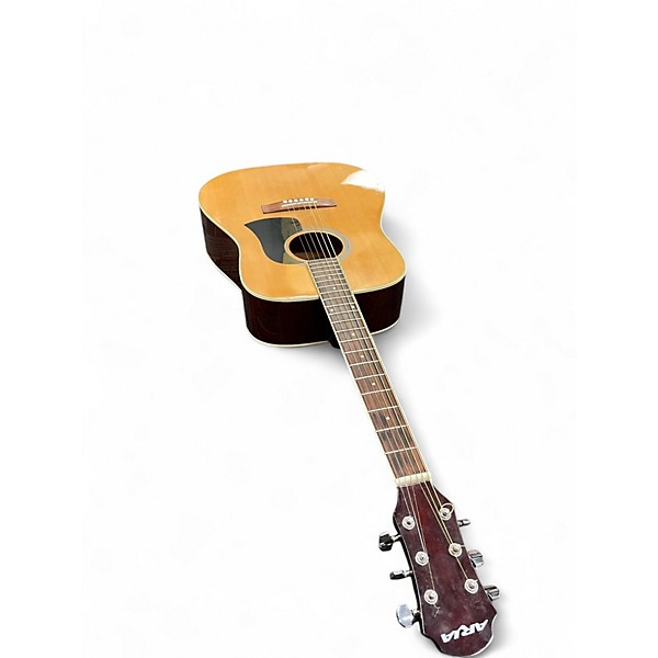 Used Aria AGP-001N Natural Acoustic Guitar