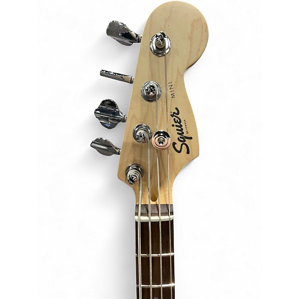 Used Squier Mini Bass Black Electric Bass Guitar