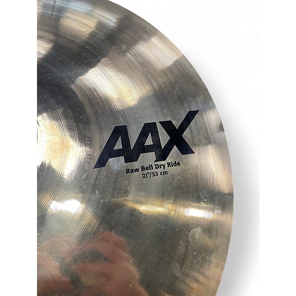 Used SABIAN 21in AAX Raw Bell Dry Ride Cymbal