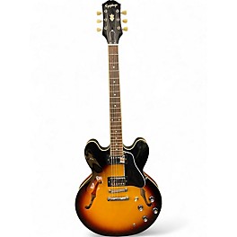 Used Epiphone ES335 IG 2 Tone Sunburst Hollow Body Electric Guitar
