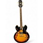 Used Epiphone ES335 IG 2 Tone Sunburst Hollow Body Electric Guitar thumbnail