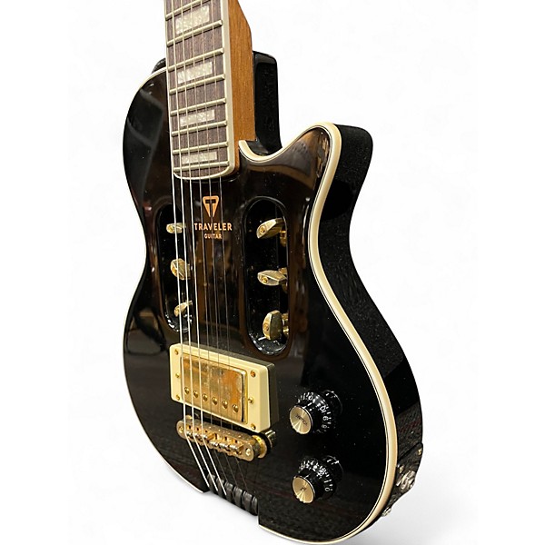 Used Traveler Guitar EG1 Custom Black Electric Guitar