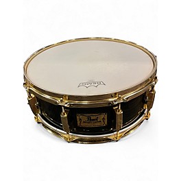 Used Pearl 14in Masters Custom MMX snare Trans Black Drum