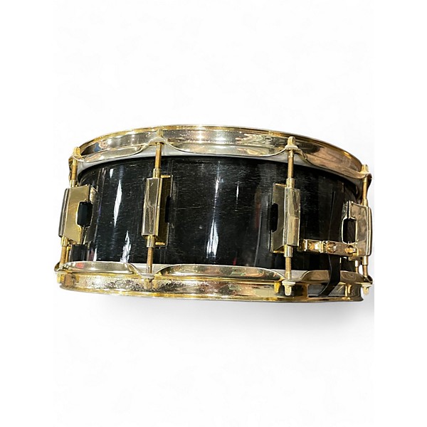 Used Pearl 14in Masters Custom MMX snare Trans Black Drum