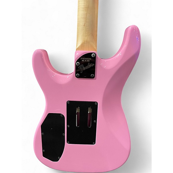 Used Fender Limited Edition HM Stratocaster Flash Pink Solid Body Electric Guitar