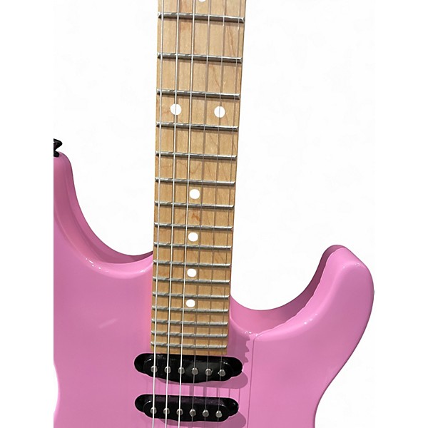 Used Fender Limited Edition HM Stratocaster Flash Pink Solid Body Electric Guitar