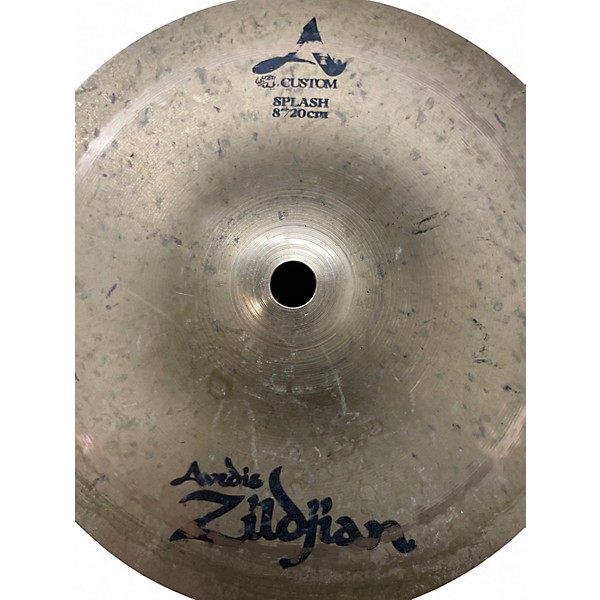Used Zildjian 8in A Custom Splash Cymbal