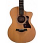 Used 2022 Taylor 214CE Natural Acoustic Electric Guitar