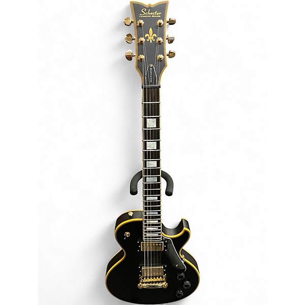 Used Schecter Guitar Research Solo II Custom Satin Aged Black Solid Body Electric Guitar