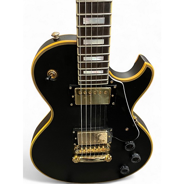 Used Schecter Guitar Research Solo II Custom Satin Aged Black Solid Body Electric Guitar