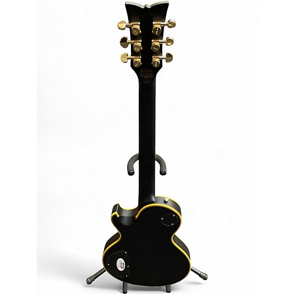 Used Schecter Guitar Research Solo II Custom Satin Aged Black Solid Body Electric Guitar