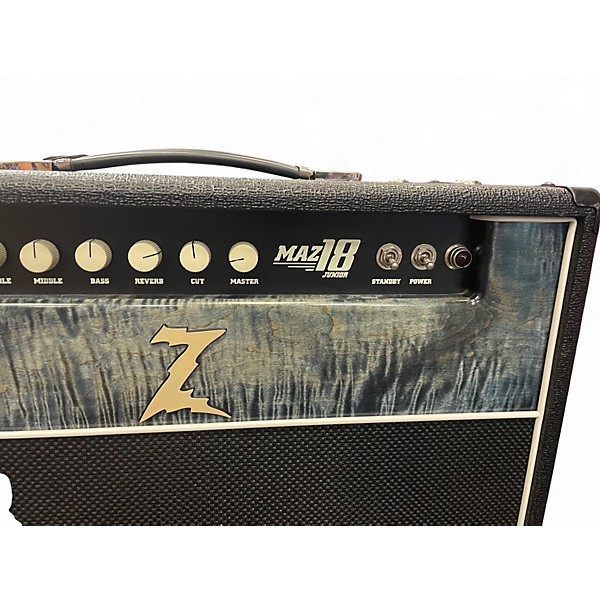 Used Dr Z Maz 18 Jr 18W 1x12 Flamed Maple Tube Guitar Combo Amp