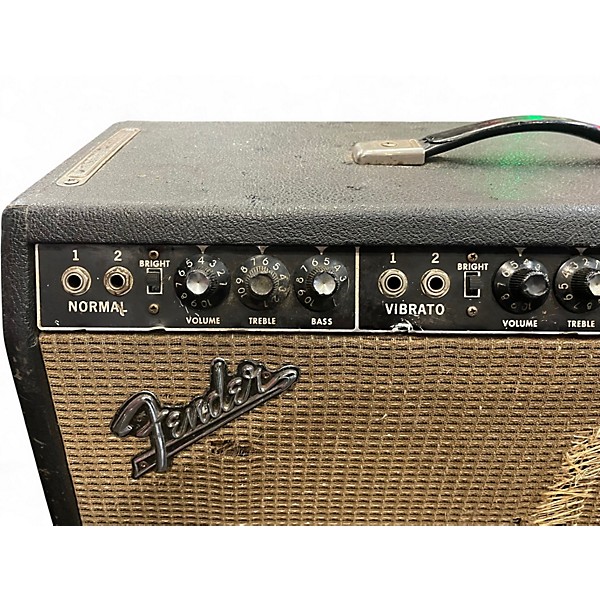Vintage 1967 Fender Super Reverb Tube Guitar Combo Amp