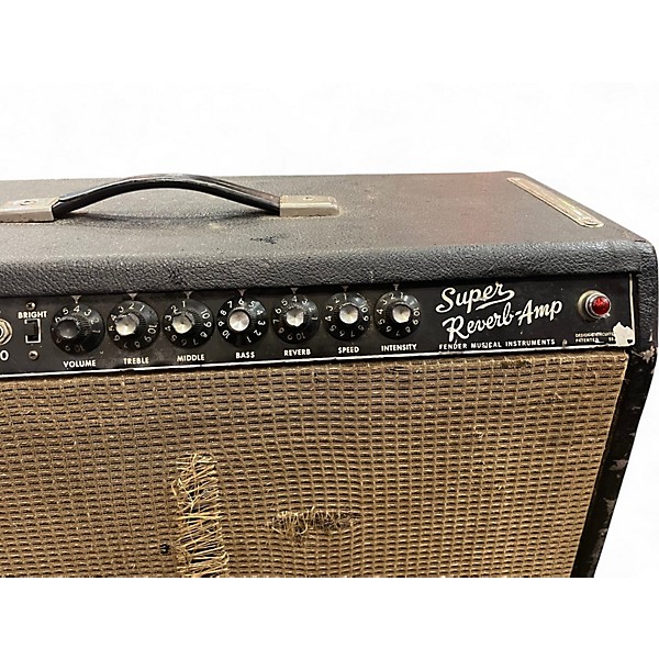 Vintage 1967 Fender Super Reverb Tube Guitar Combo Amp