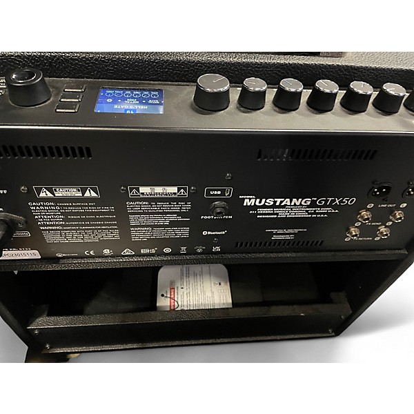 Used Fender GTX50 Mustang 1X12 Guitar Combo Amp