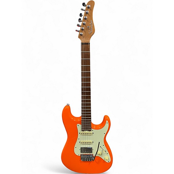 Used Schecter Guitar Research Nick Johnston Traditional H/S/S Atomic Orange Solid Body Electric Guitar