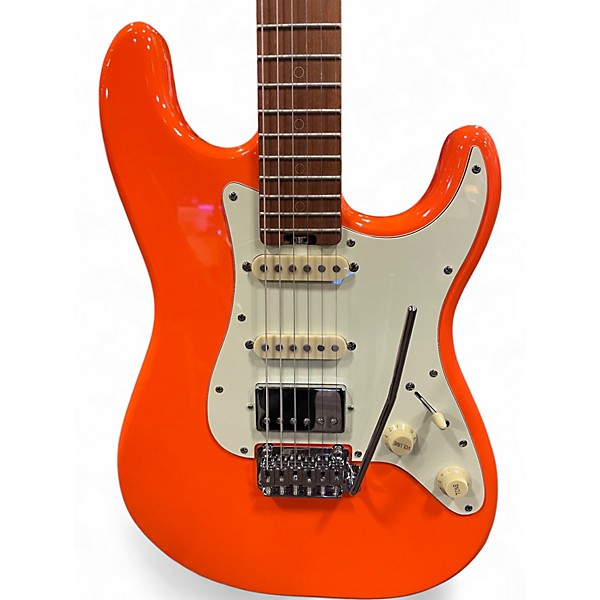 Used Schecter Guitar Research Nick Johnston Traditional H/S/S Atomic Orange Solid Body Electric Guitar