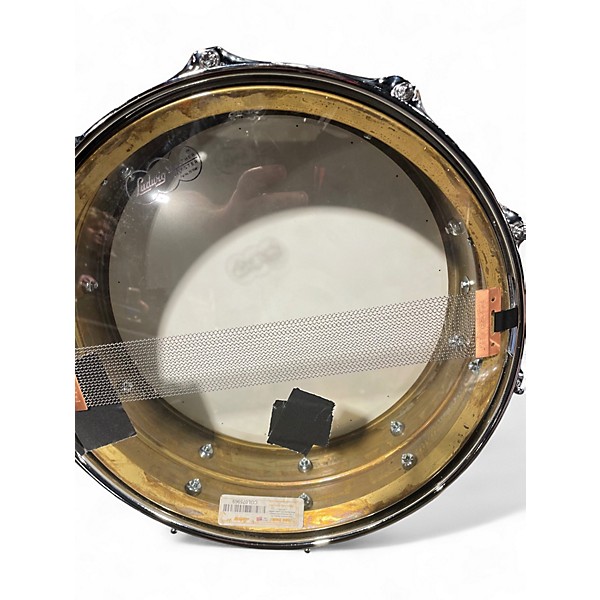 Used Ludwig 14X5 raw brass raw brass Drum