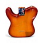 Used Fender Deluxe Player Telecaster Plus Top Sienna Sunburst Solid Body Electric Guitar