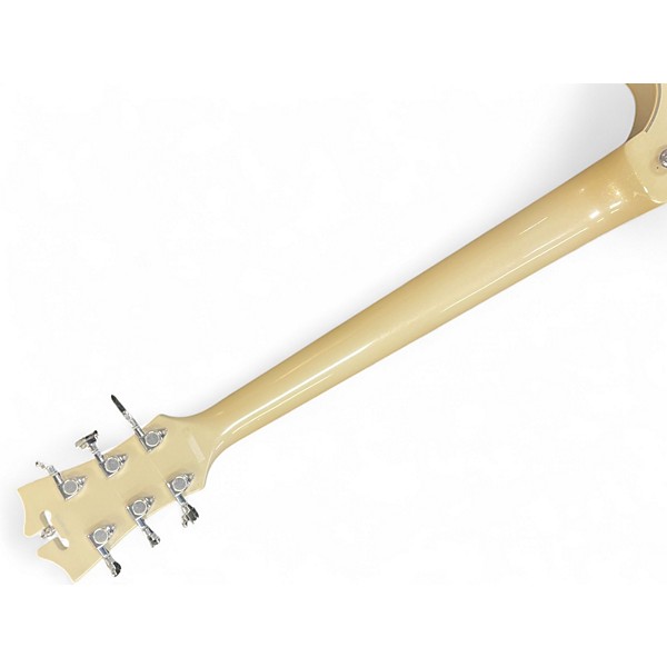 Used D'Angelico Premier Series DC Vintage White Hollow Body Electric Guitar