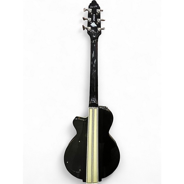 Used Reverend RICK VITO Black Solid Body Electric Guitar
