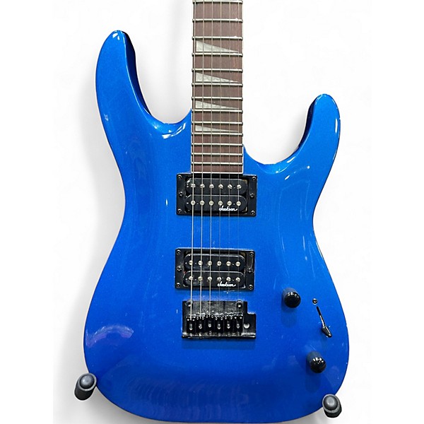 Used Jackson JS22 Dinky Blue Solid Body Electric Guitar