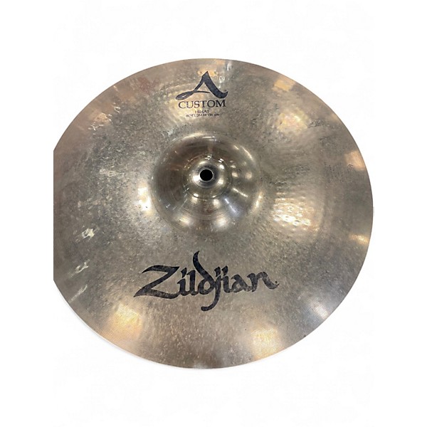 Used Zildjian 14in A Custom Hi Hat Pair Cymbal