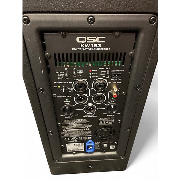 Used QSC KW153 15in 3-Way Powered Speaker