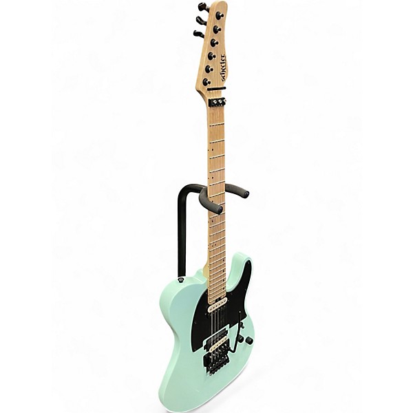 Used Schecter Guitar Research SVSS PT-FR Seafoam Green Solid Body Electric Guitar