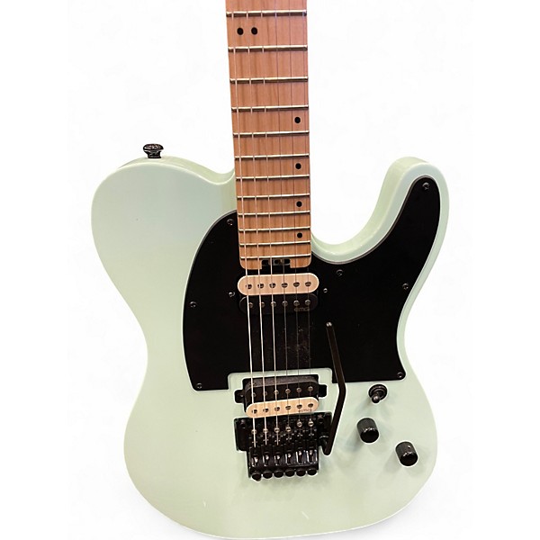 Used Schecter Guitar Research SVSS PT-FR Seafoam Green Solid Body Electric Guitar
