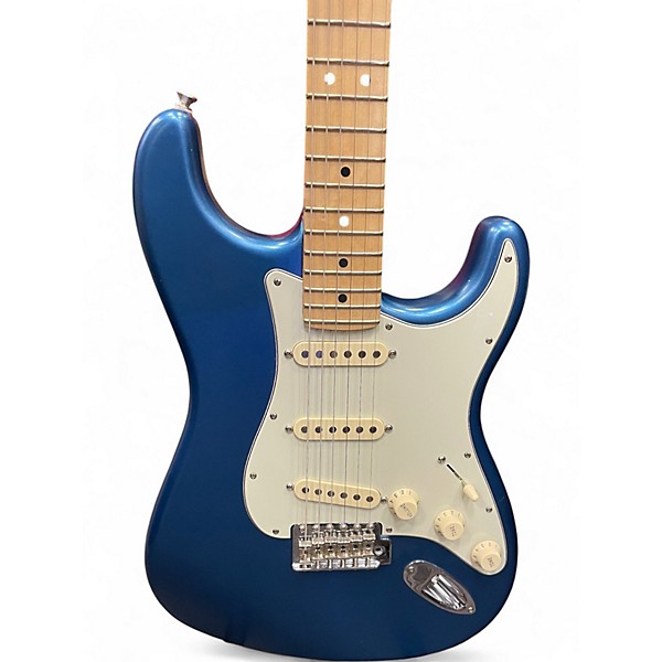 Used Fender American Performer Stratocaster SSS Satin Lake Placid Blue Solid Body Electric Guitar