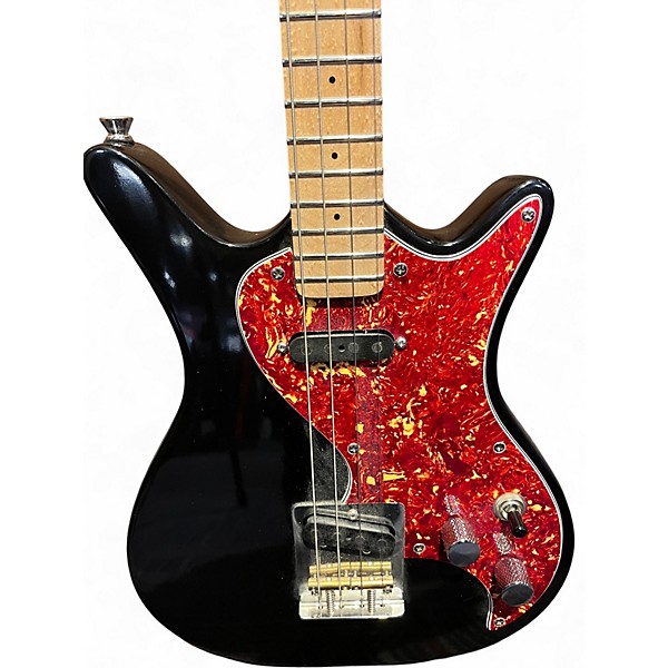 Used Fanner Electric Baritone Uke Black Ukulele